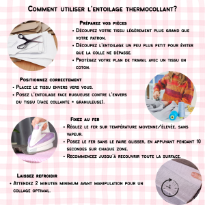 comment utiliser entoilage thermocollant