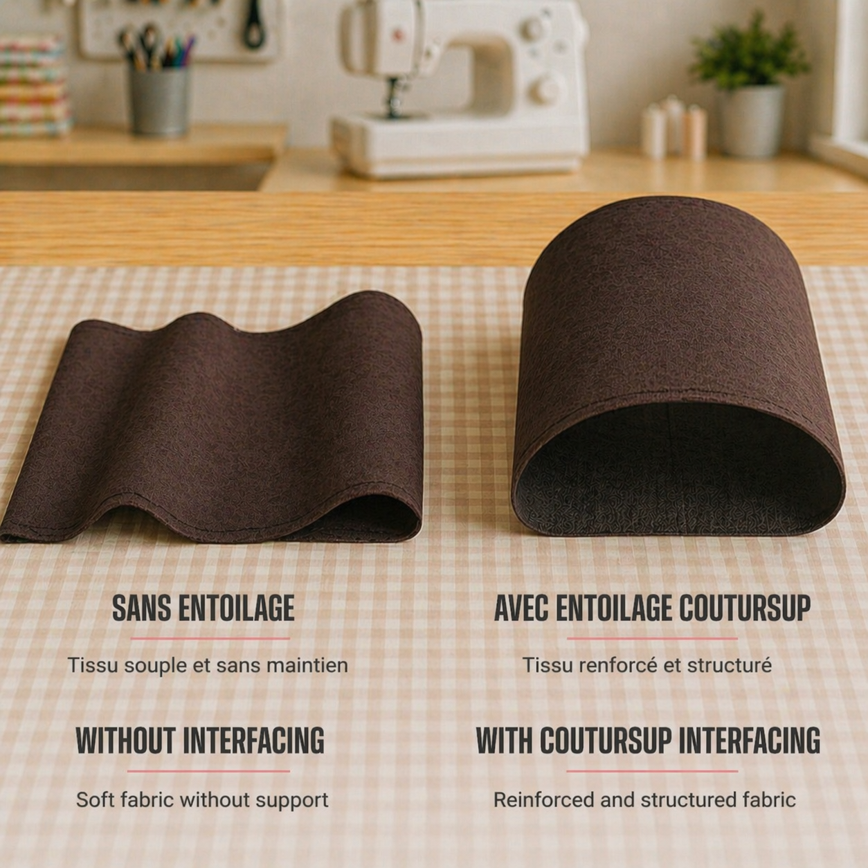 entoilage thermocollant noir