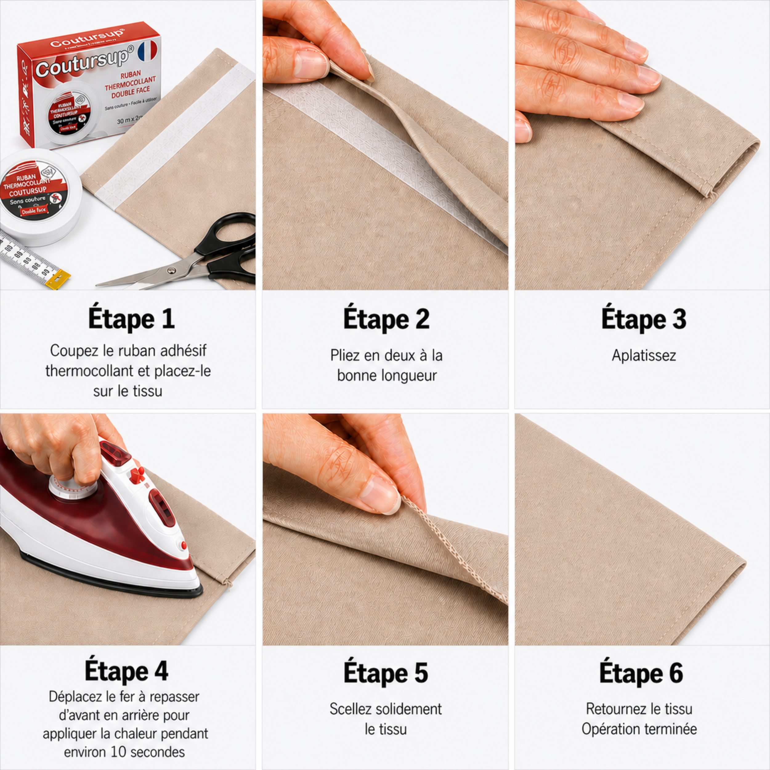 Comment faire un ourlet sans couture